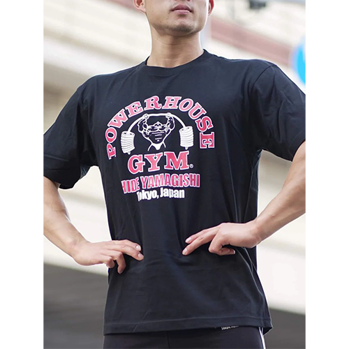 POWERHOUSE GYM オリジナルBIGロゴT BLACK