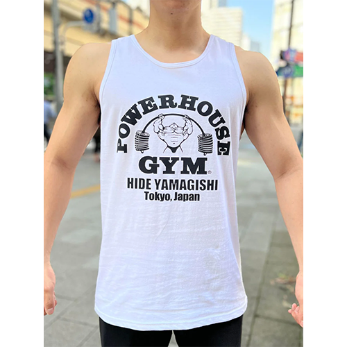 POWERHOUSE GYM タンクトップ WHITE