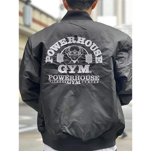 POWERHOUSE GYM ワールドスタジアムジャンパー BLACK