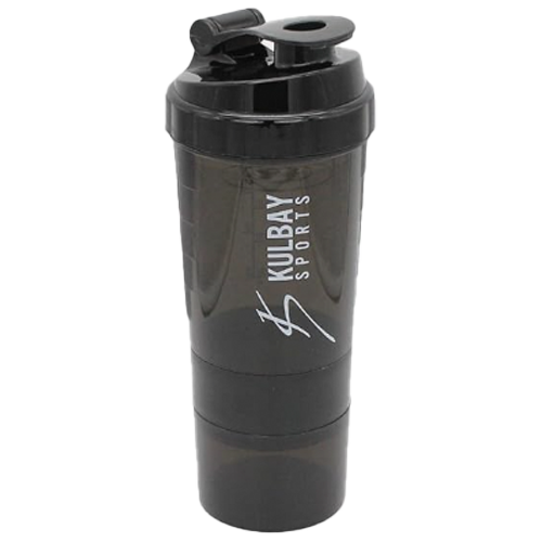 Kulbay Sports 2.0 | プロテインシェイカー 600ml | シェーカーボトル | サプリ 容器 スマートシェイク | 持ち運び | 目盛り付き 500ml