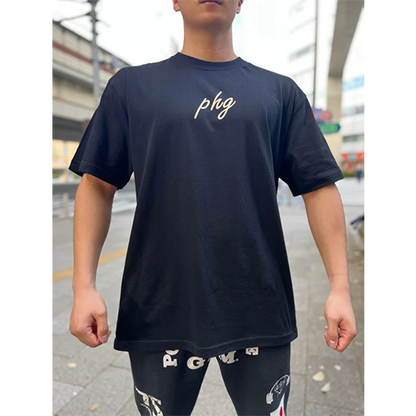 POWERHOUSE GYM 日本上陸5周年 23SSプレミアムＴシャツ BLACK