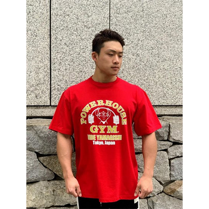 POWERHOUSE GYM BIGロゴTシャツ RED