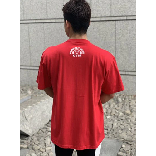 POWERHOUSE GYM BIGロゴTシャツ RED