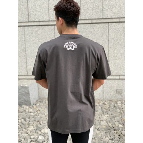 POWERHOUSE GYM BIGロゴTシャツ BLACK